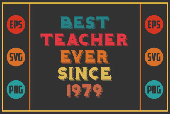 Best Teacher Ever Since 1979 Embroidery Design Review